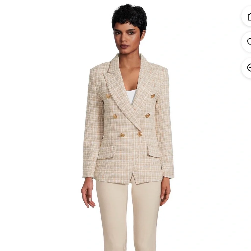 Attitude Unknown Women’s Blazer, Size XL NEW With Tags (Tan) - Picture 5 of 10
